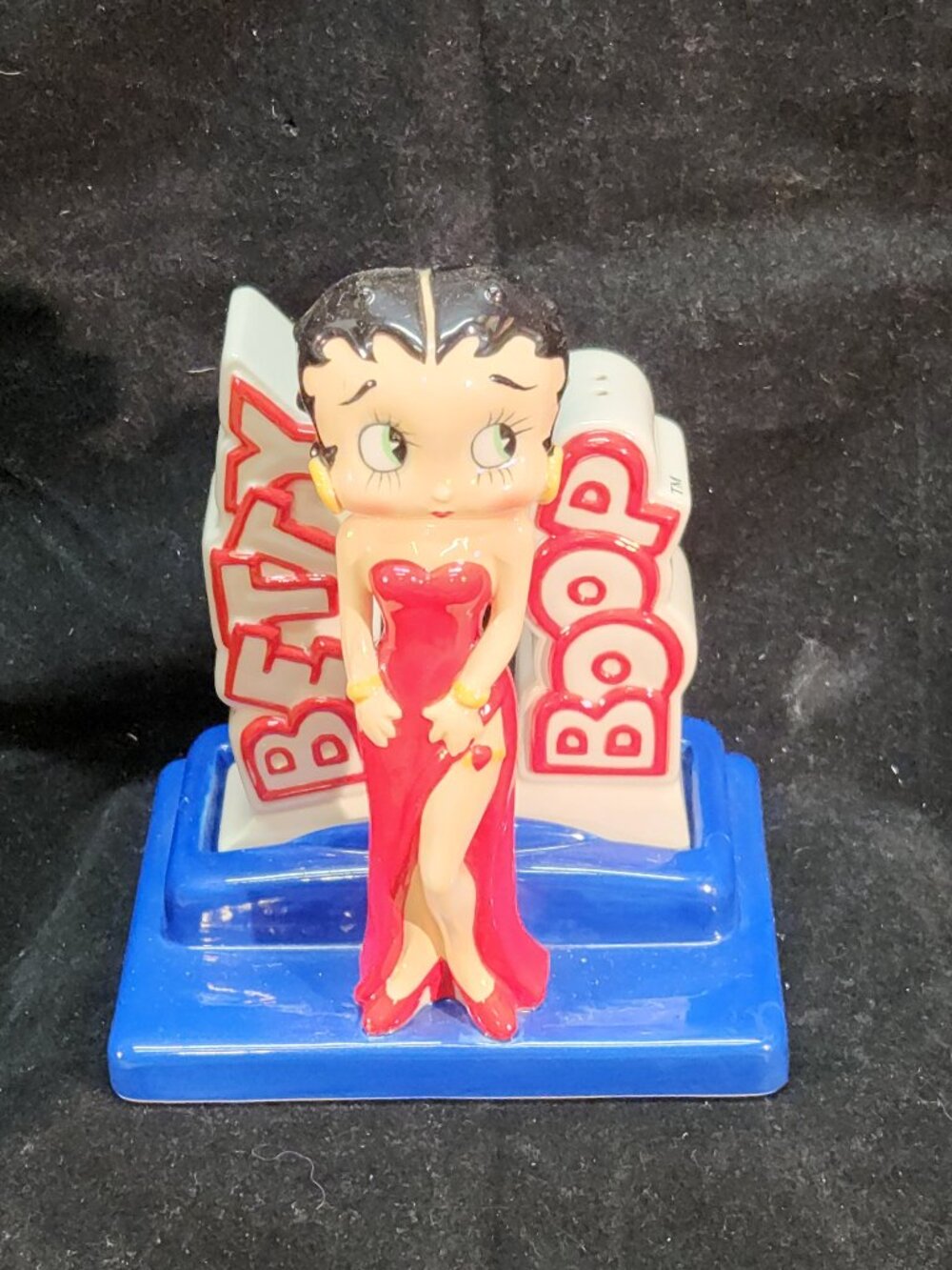 Vintage Betty Boop Figurine & Shaker Set (2004)